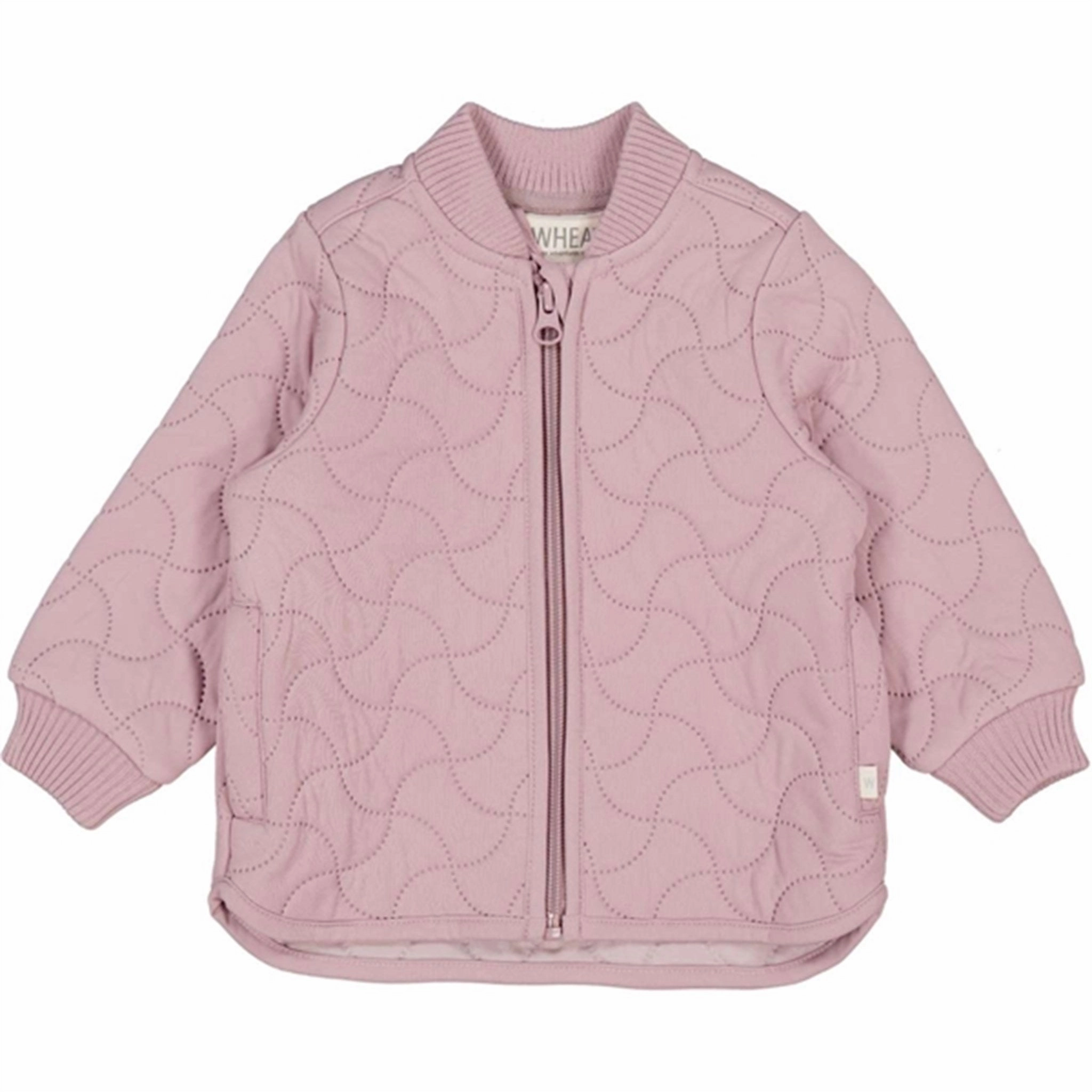Wheat Thermo Powder Rose Jacket Loui Army Style Full Length Zipper