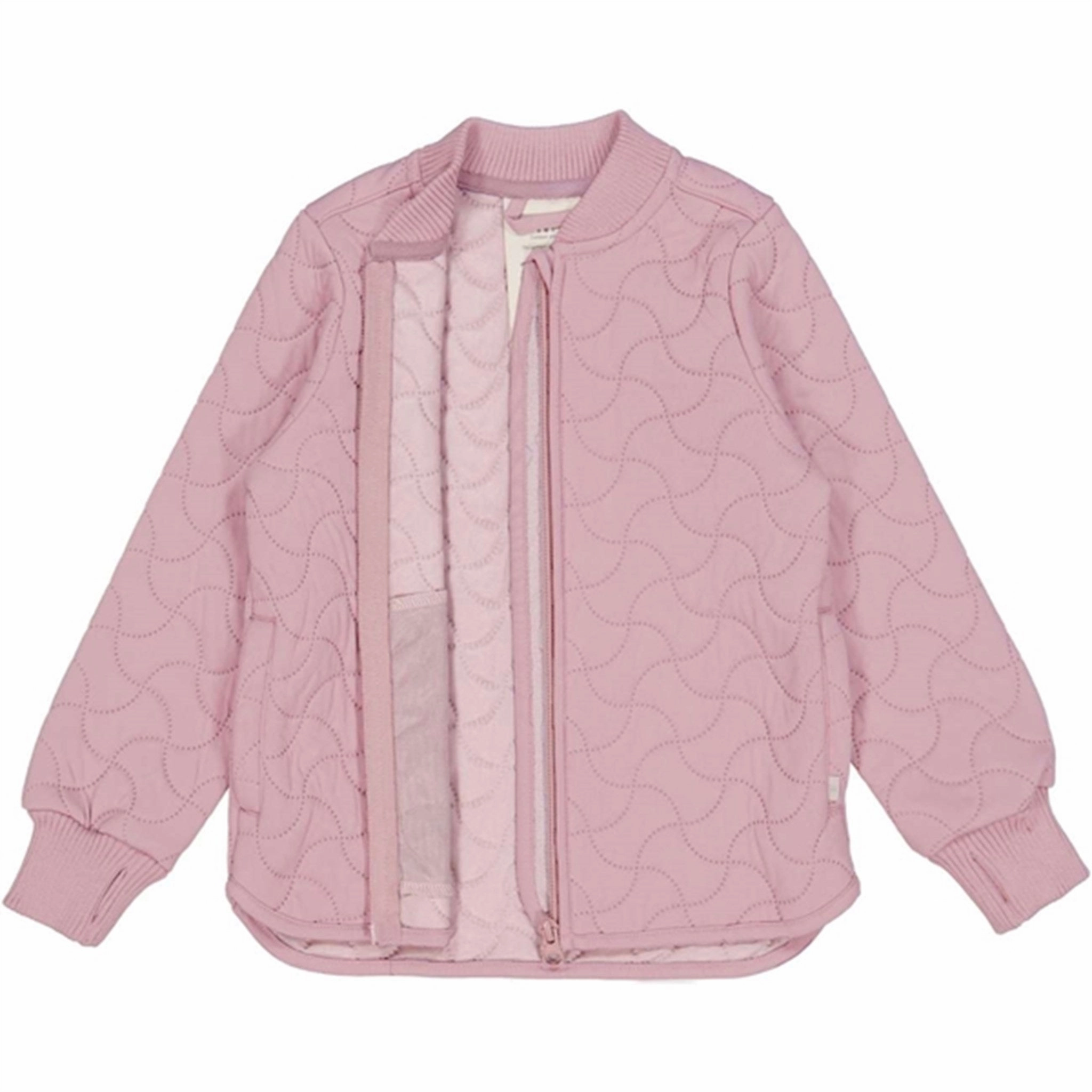 Wheat Thermo Powder Rose Jacket Loui High Collar Design