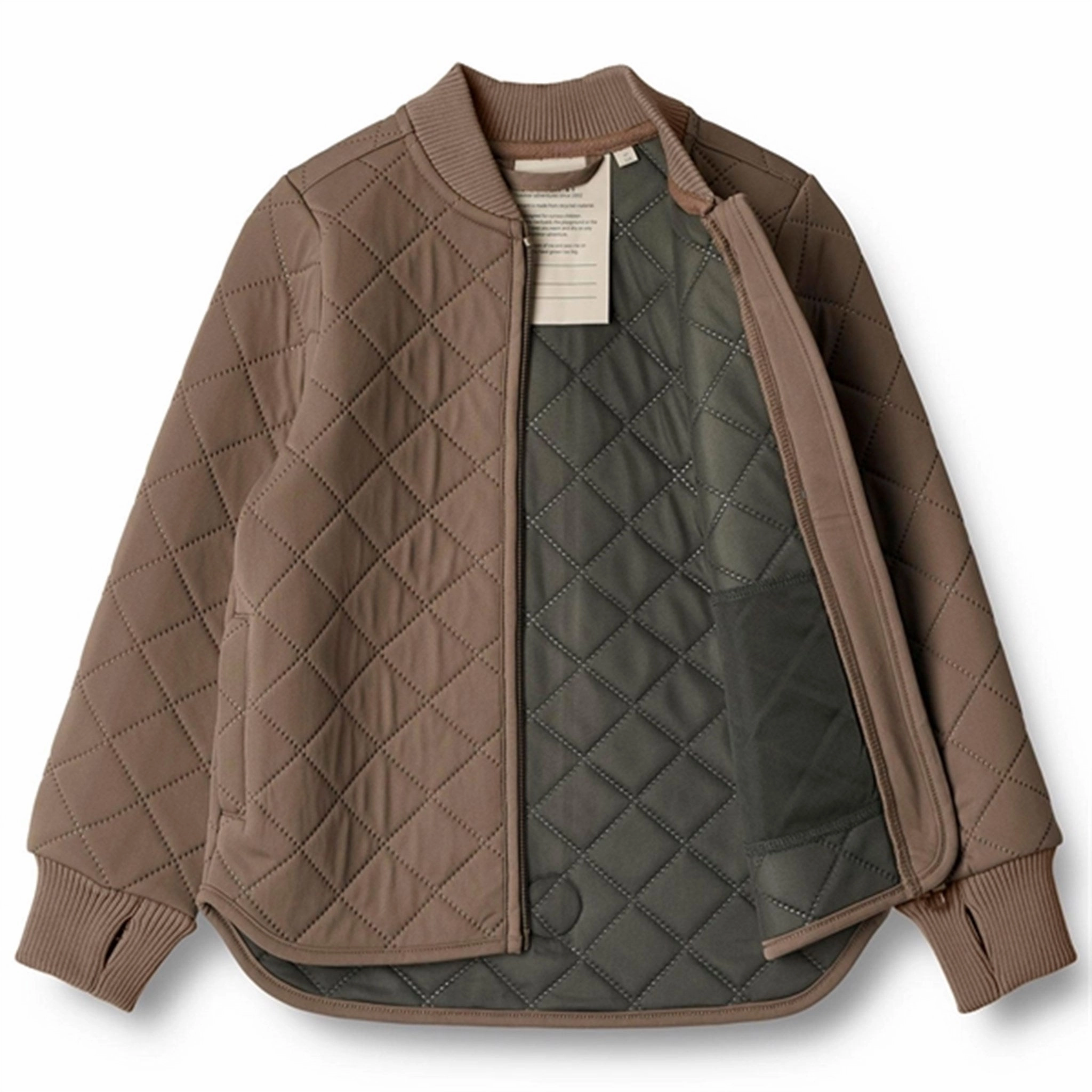 Wheat Thermo Stone Jacket Loui Single Breasted Pastel Shade