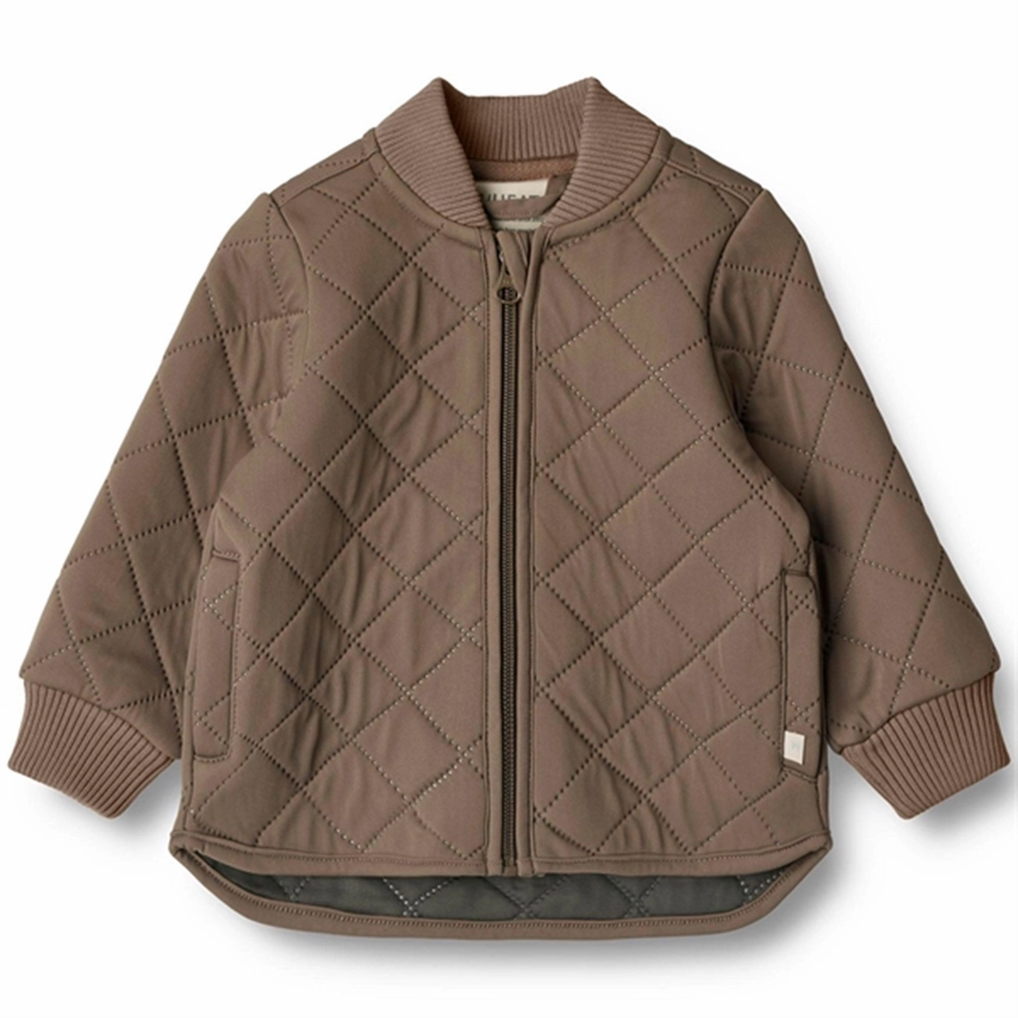 Wheat Thermo Stone Jacket Loui Slim Fit Design Adjustable Drawstring Waist