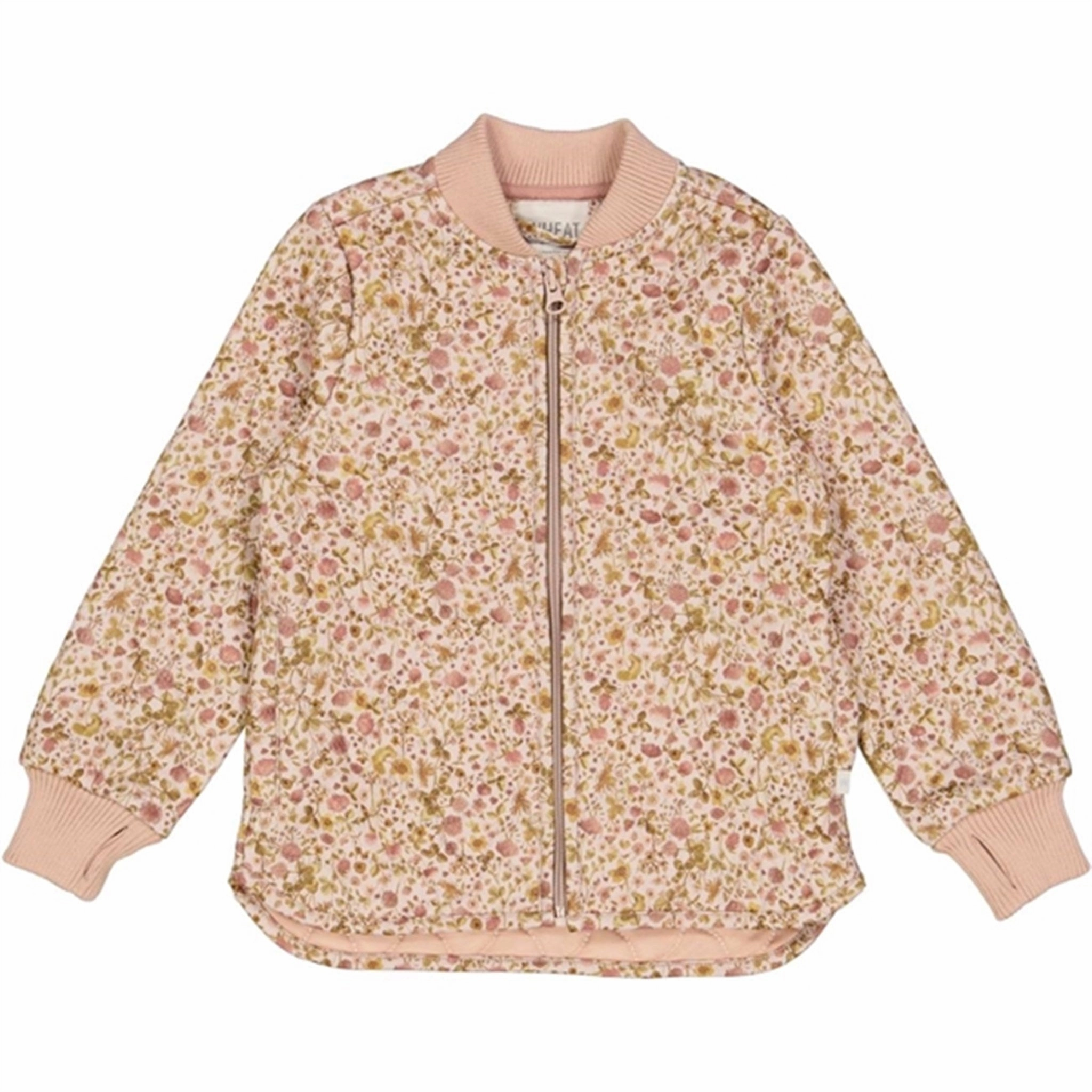 Wheat Thermo Watercolor Flora Jacket Loui Odor Resistant Fabric
