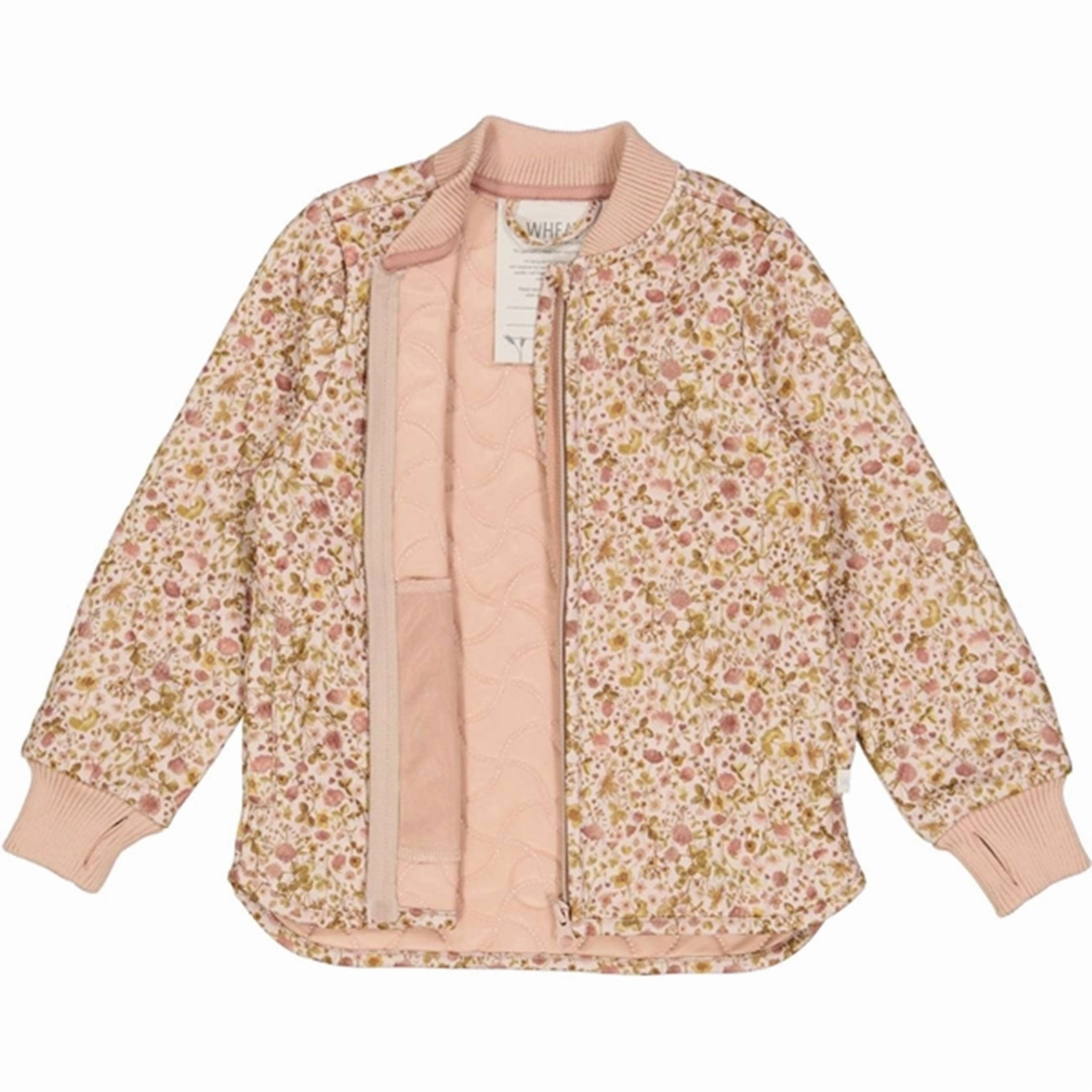 Noise Reduction Design Wheat Thermo Watercolor Flora Jacket Loui