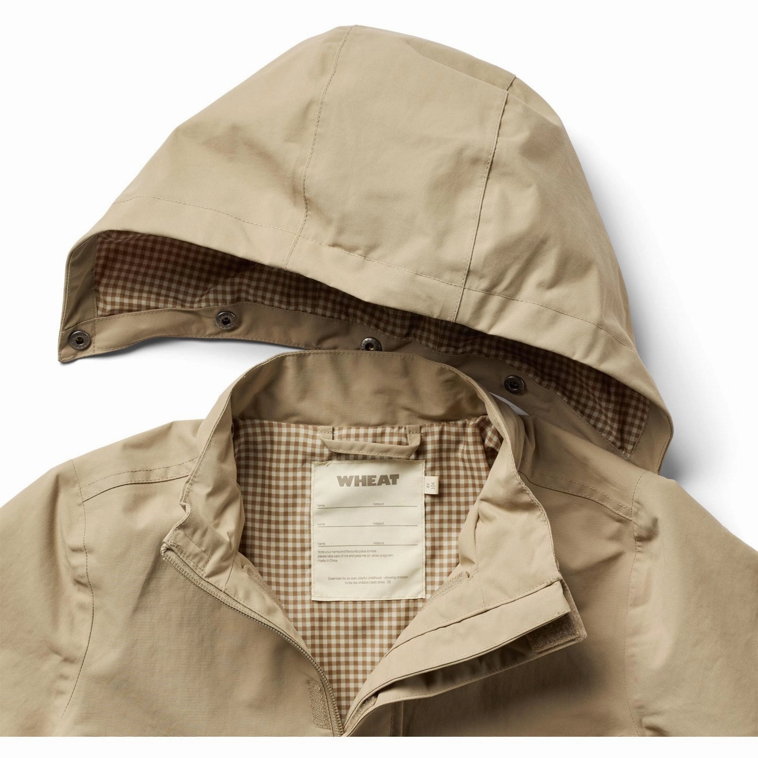 MeshLinedVents Crisp Walk Look Wheat Warm Stone Parka Alke Jacket