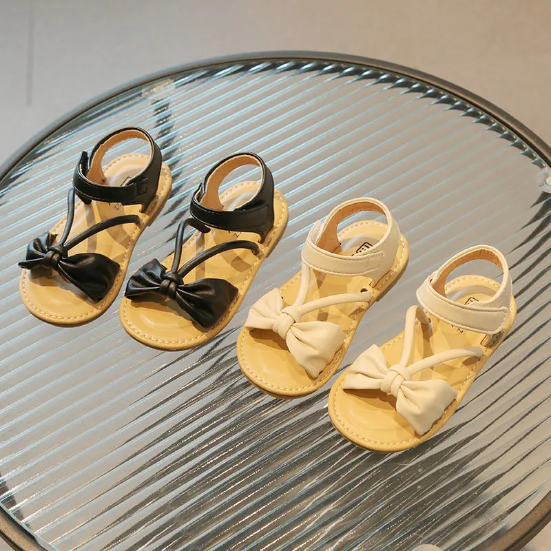 Wholesale Velcro Princess Sandals Leather Baby Supplies