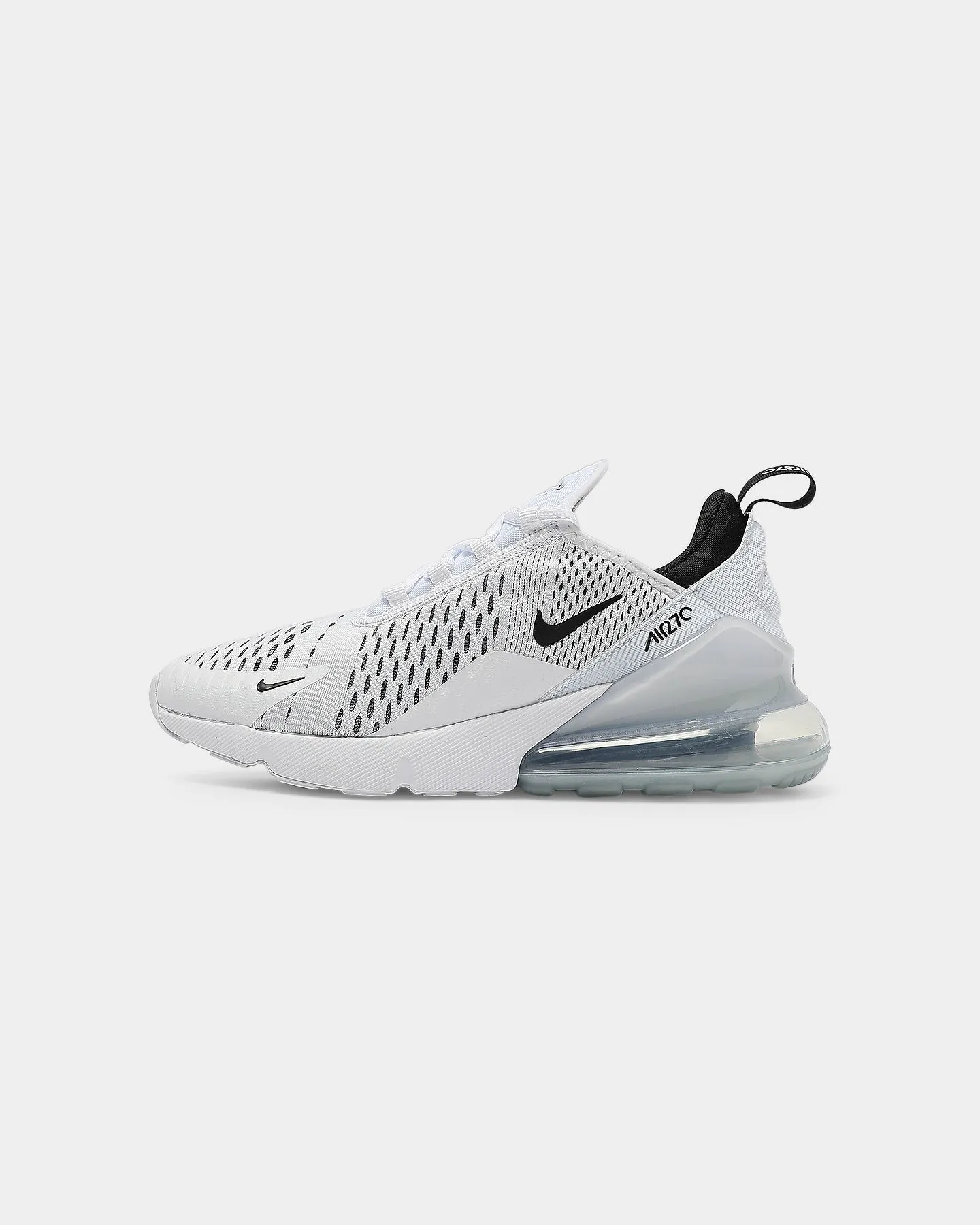 Multi Directional Lugs Anatomical Lacing System Nike Women's Air Max 270 White/Black/White