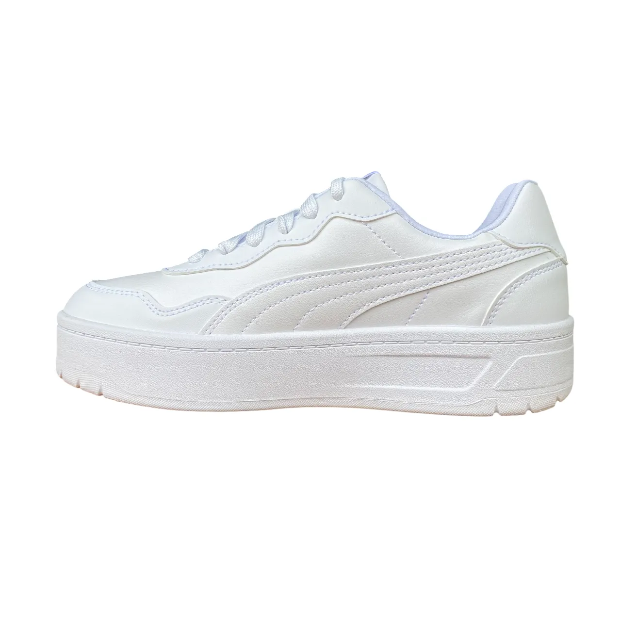 Flexible Midfoot Shank Puma scarpa sneakers da donna Court Lally Skye 400368-01 bianco
