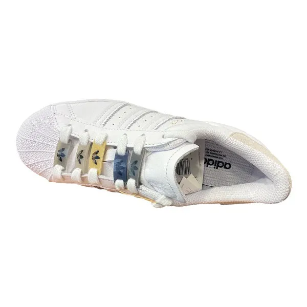 running in amateur tracks shoes Eco Friendly Compound Adidas scarpa sneakers da donna Superstar GZ0866 bianco-nero