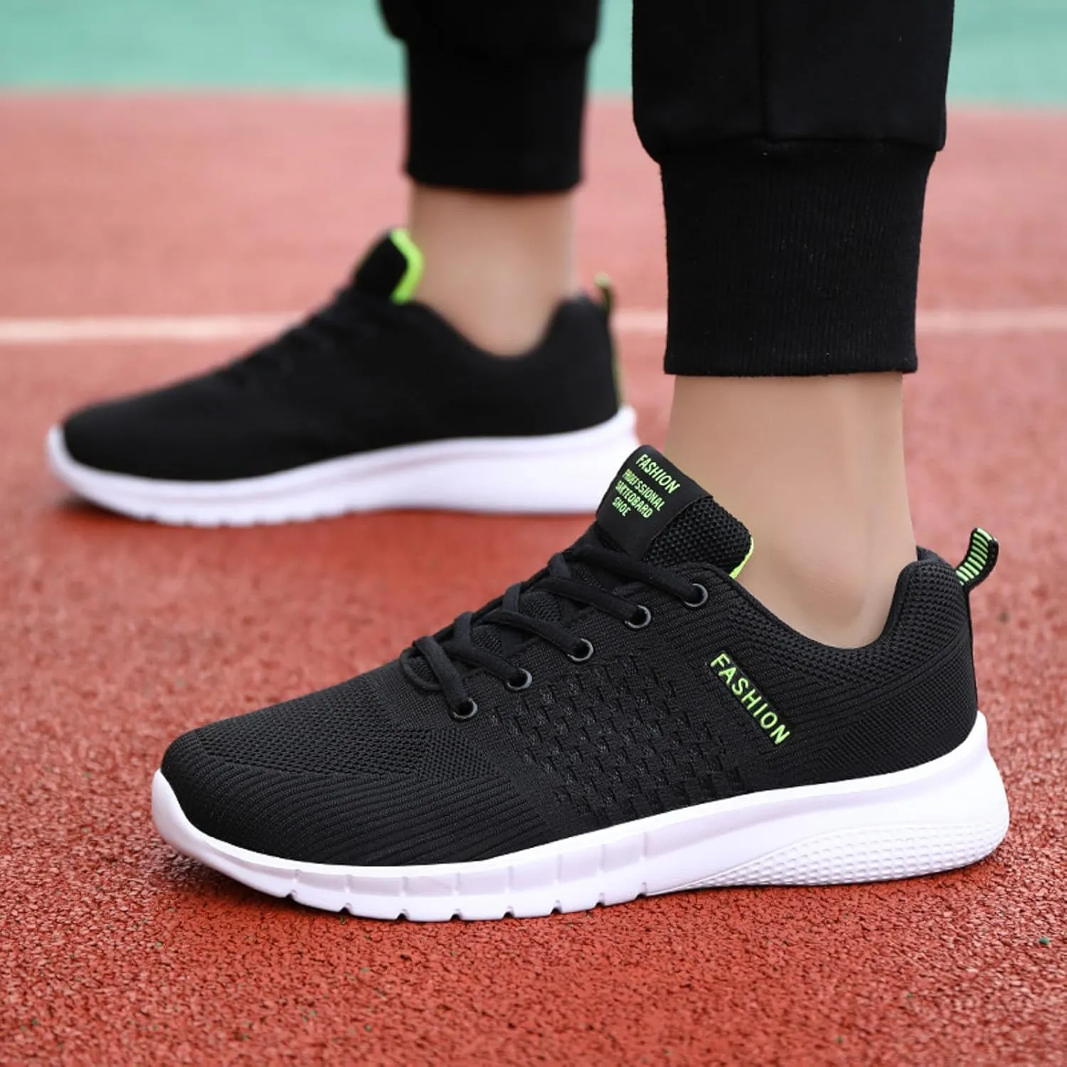 Wide Walking Shoes for Men Comfortable Breathable Stretch Canvas Slip on Sneaker Arch Support Plantar Fasciitis