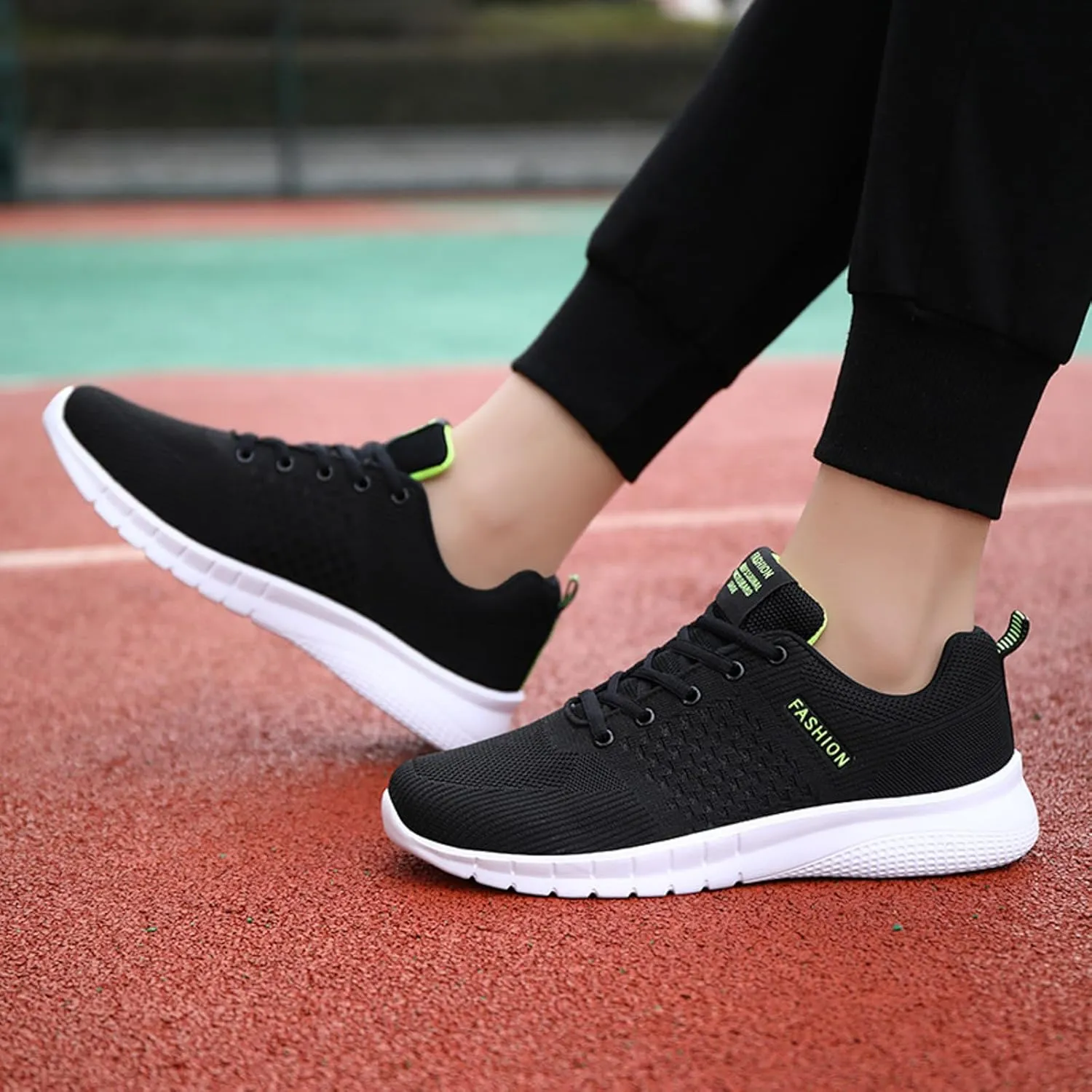 Wide Walking Shoes for Men Comfortable Breathable Stretch Canvas Slip on Sneaker Arch Support Plantar Fasciitis