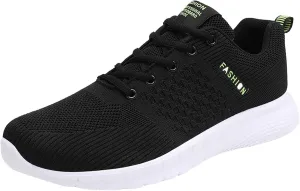 Wide Walking Shoes for Men Comfortable Breathable Stretch Canvas Slip on Sneaker Arch Support Plantar Fasciitis