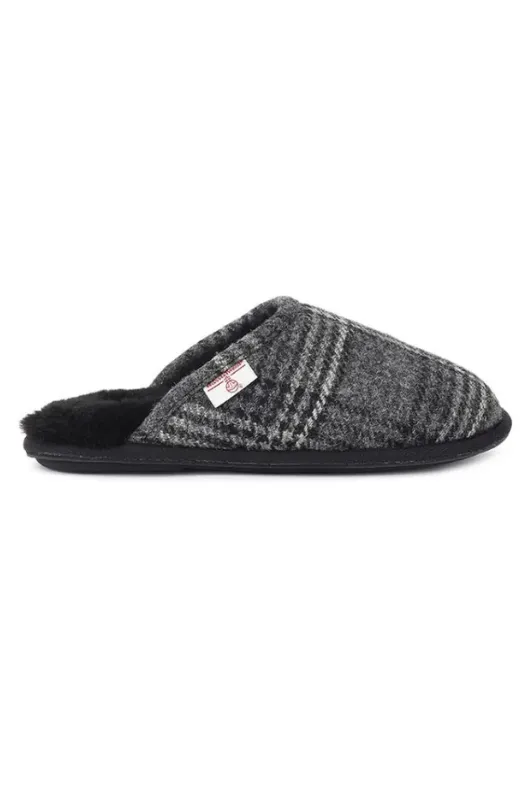 William Harris Tweed Mule Slippers