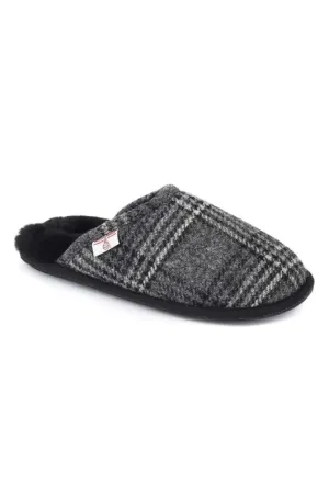 William Harris Tweed Mule Slippers