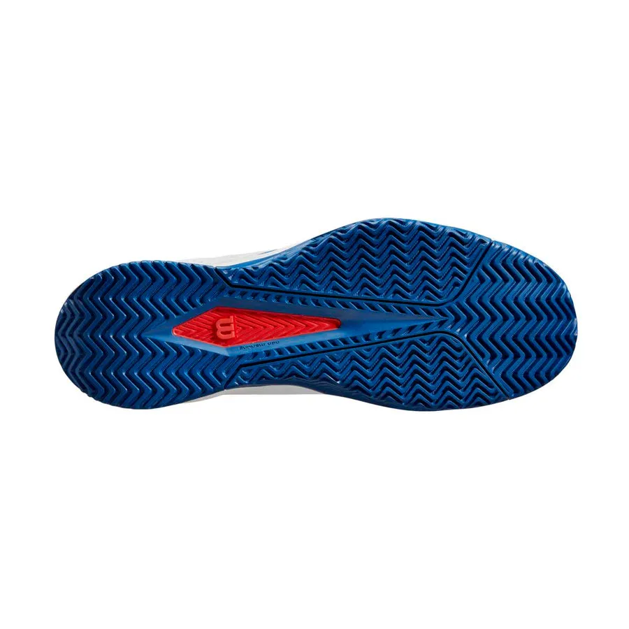 Wilson Rush Pro Lite Mens White/ Deja Vu Blue/Wilson Red