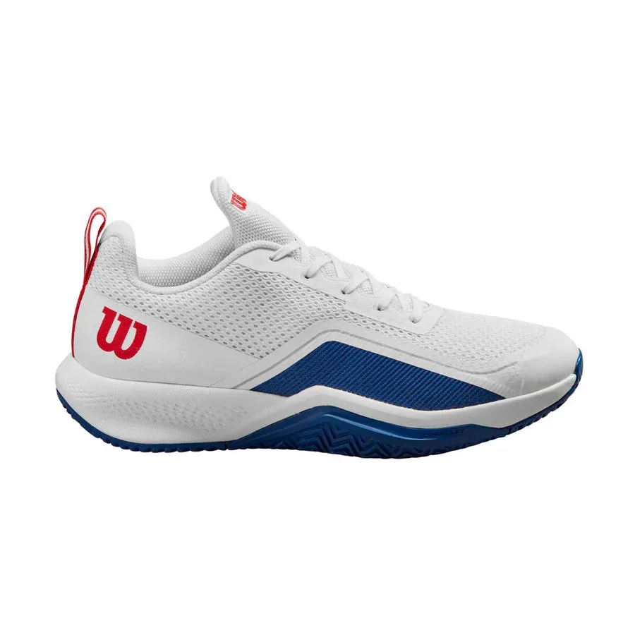 Wilson Rush Pro Lite Mens White/ Deja Vu Blue/Wilson Red