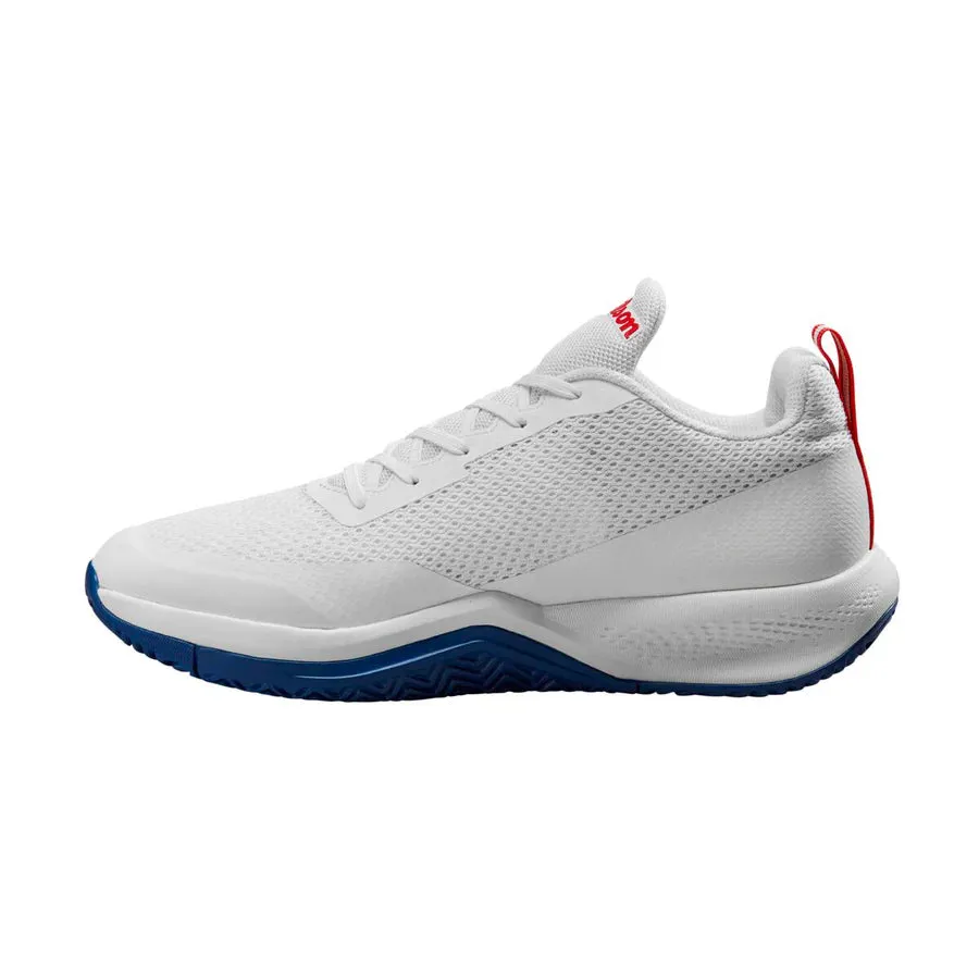 Wilson Rush Pro Lite Mens White/ Deja Vu Blue/Wilson Red