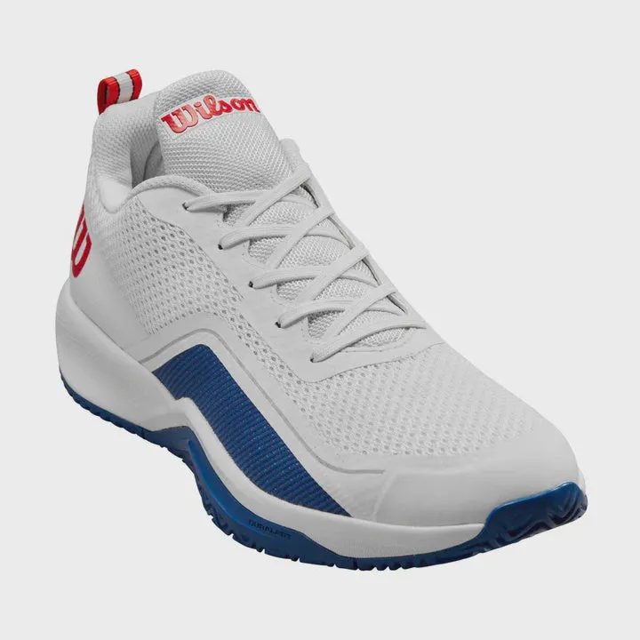 Wilson Rush Pro Lite Mens White/ Deja Vu Blue/Wilson Red