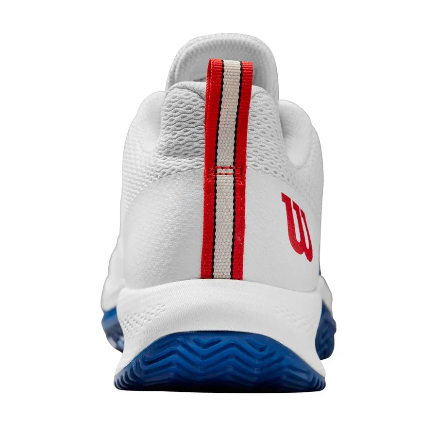 Wilson Rush Pro Lite Mens White/ Deja Vu Blue/Wilson Red