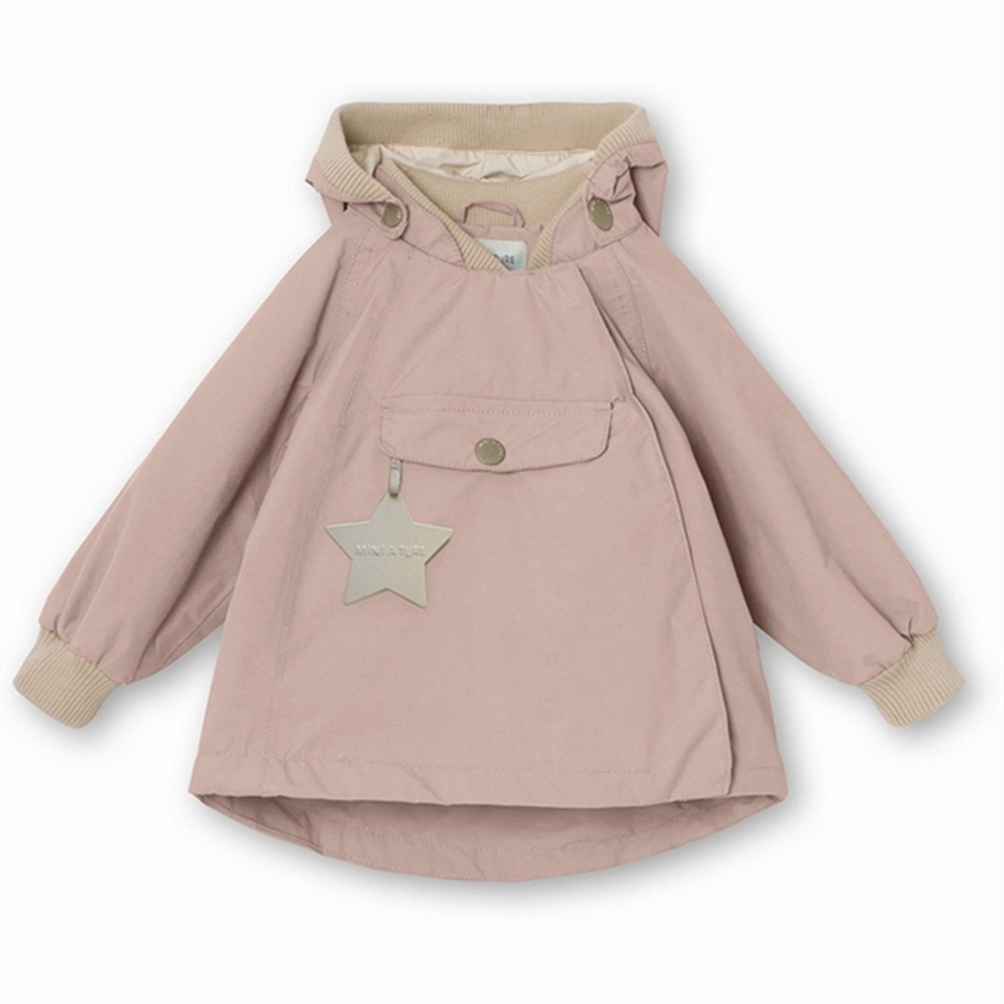 MINI A TURE Wai Spring Jacket Rose Smoke Impact Absorbing Back Panels