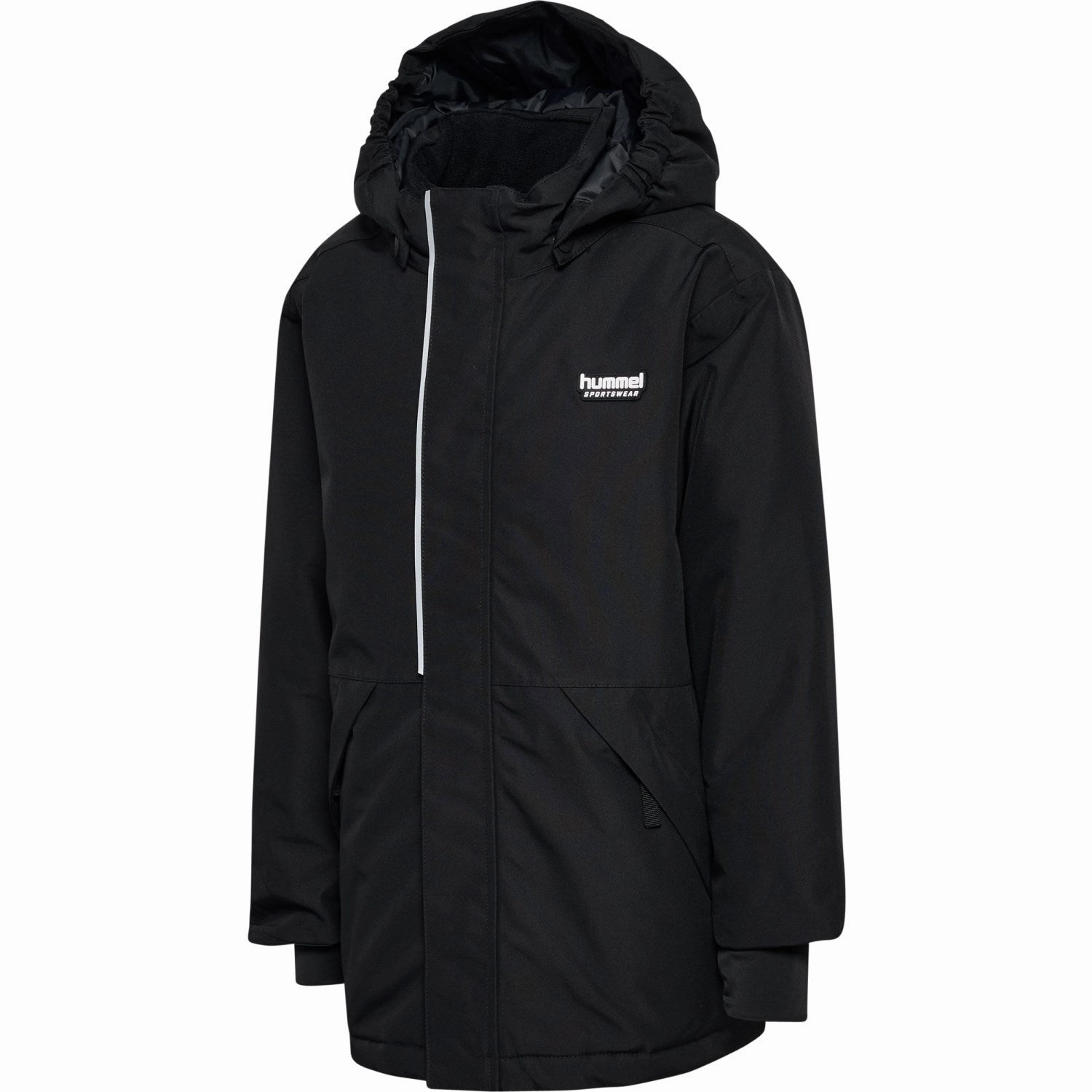 Hummel Black Snow Jacket Wp 10K Button Closure