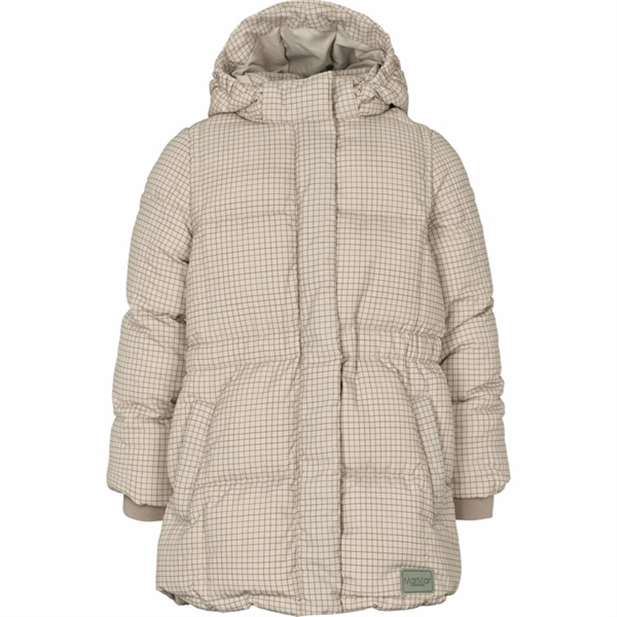 Hypoallergenic Lining Flatlock stitching MarMar Olvin Puffer Down Jacket Wood Check