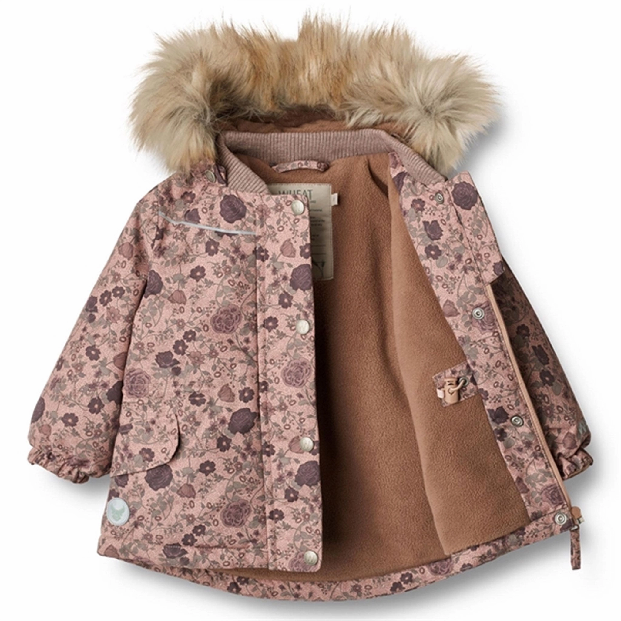 Wheat Jacket Mathilde Tech Rose Dawn Flowers Heavyweight Warmth Double Stitch Seams