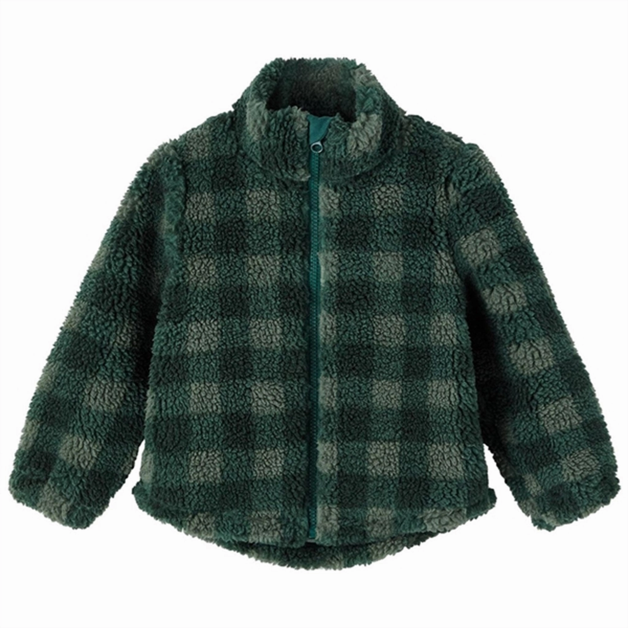 Comfortable lining Office Wear Name it Forest Biome Teddy Zipper Cardigan