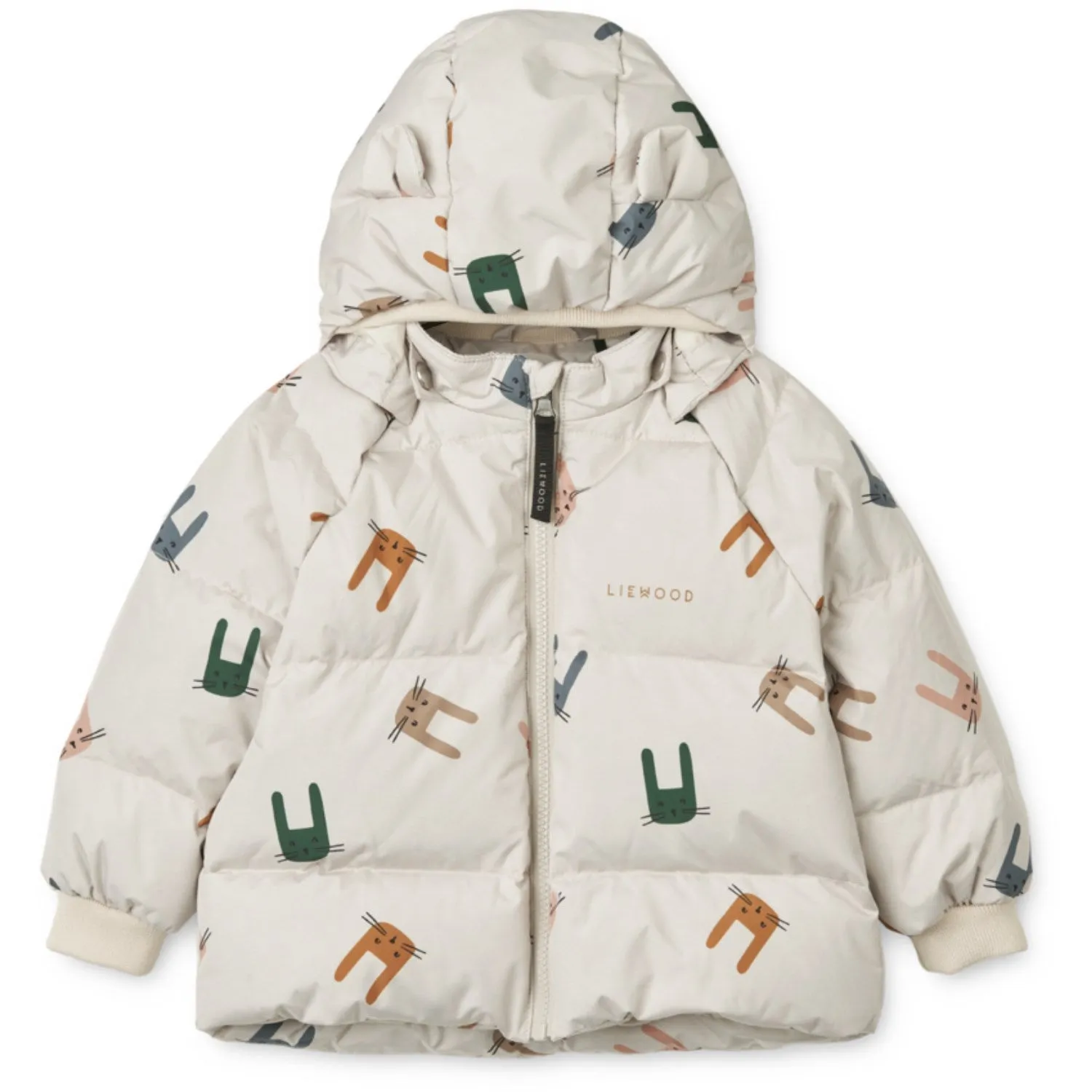 LieWood Bunny / Sandy Polle Down Puffer Jacket Waterproof Zipper