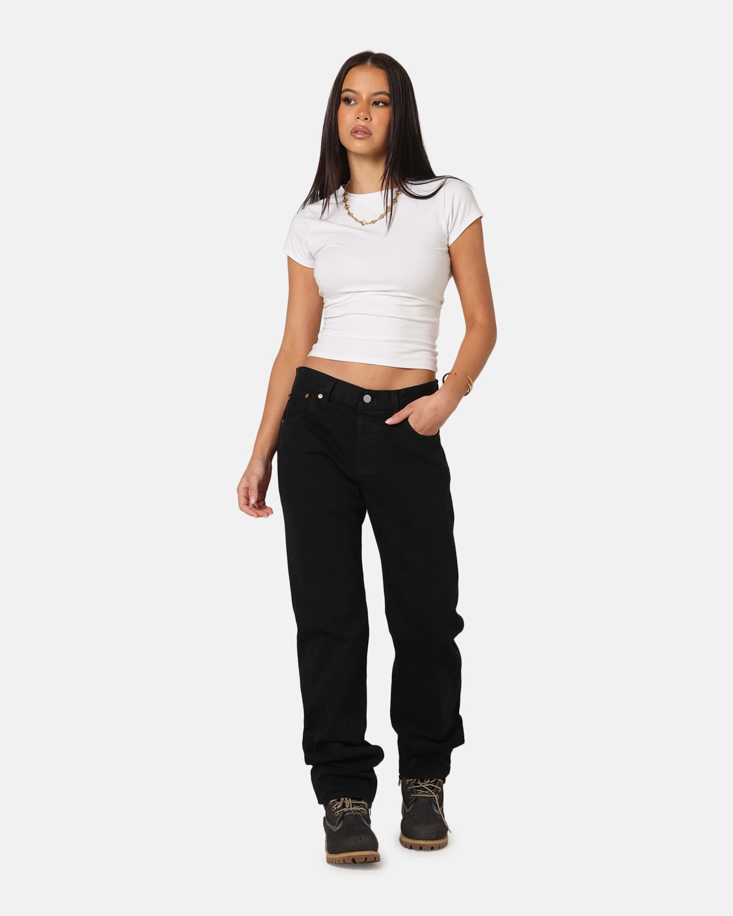 Stretch waistband Levi Strauss And Co 501? Original Jeans Black