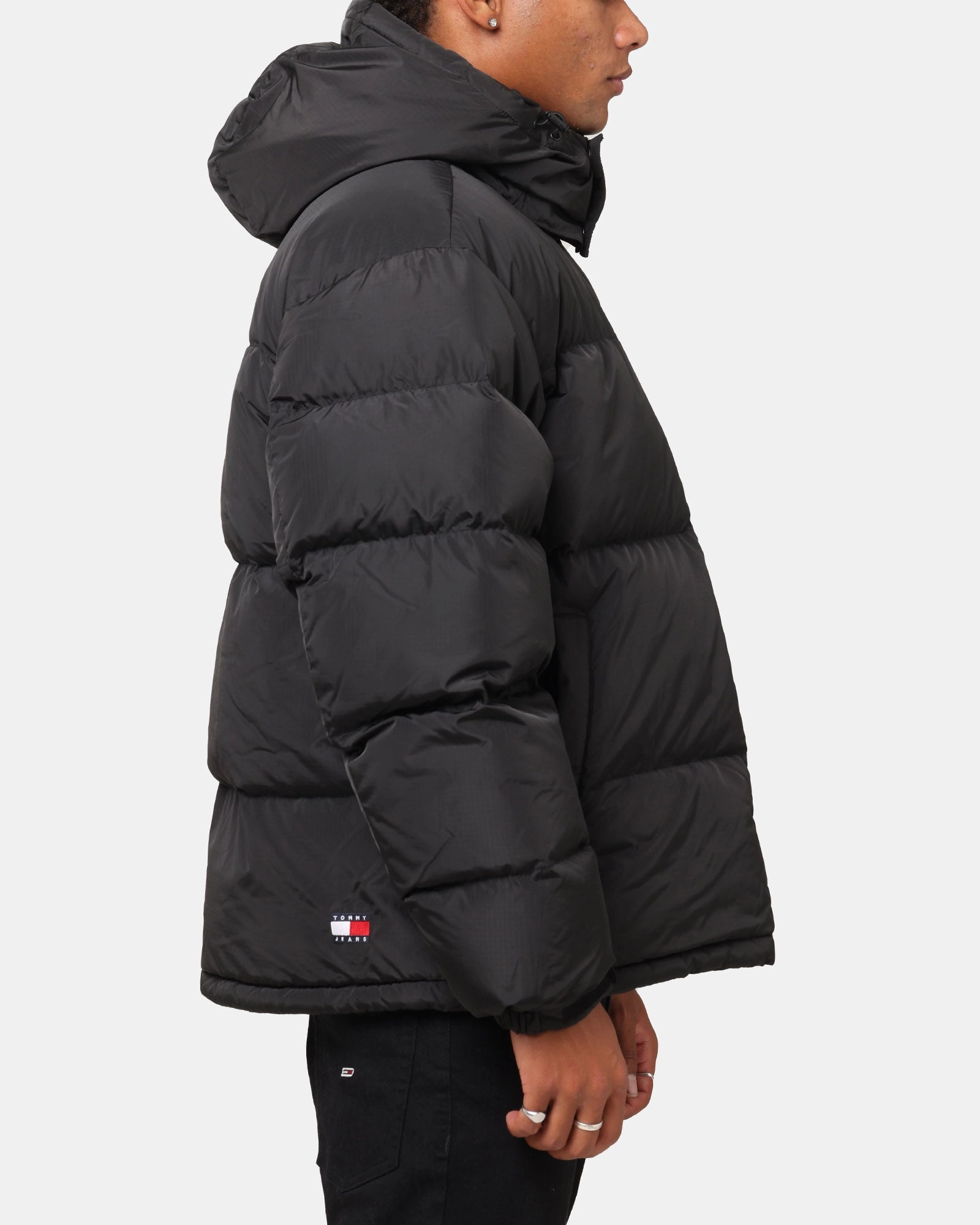 Tommy Jeans TJM Alaska Puffer Jacket Black Signal Ticket