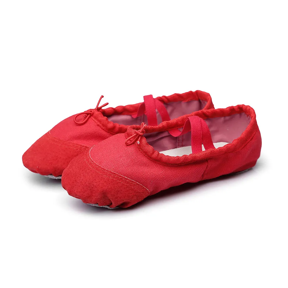 Woman's Classic Yoga Canvas Ballet Dancing Shoes