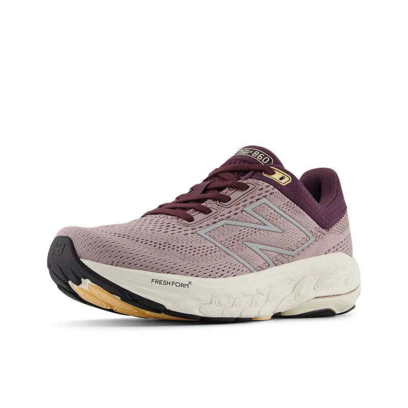 Women's 860 Wine with Plum Brown and Silver Metallic V14