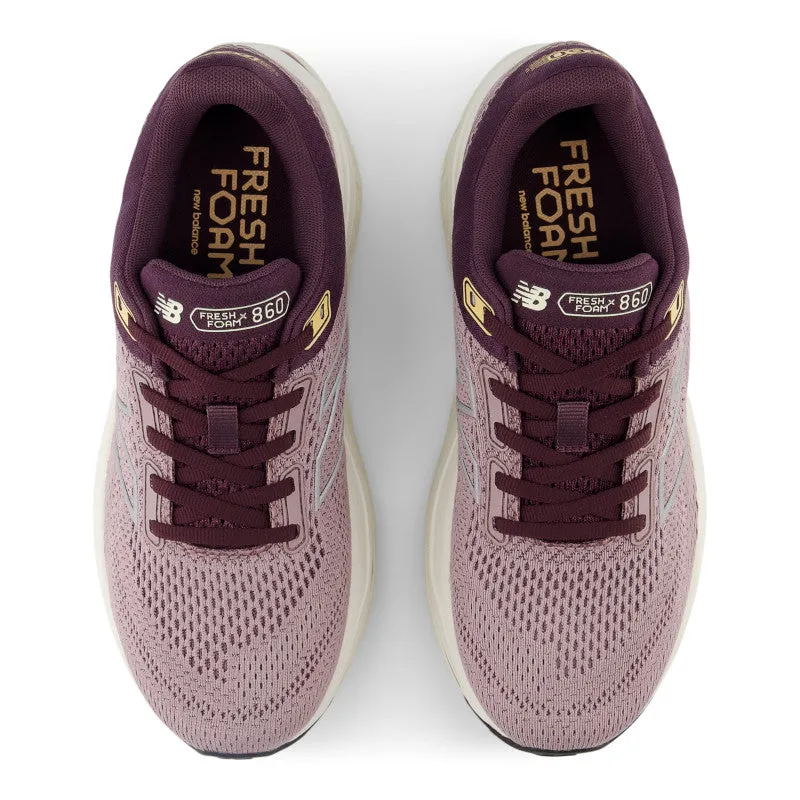 Women's 860 Wine with Plum Brown and Silver Metallic V14