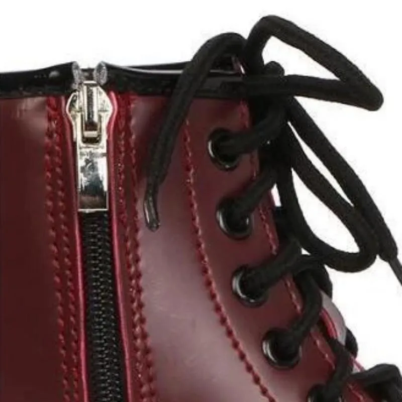 Women's Autumn/Winter Leather Lace Up Ankle Boots