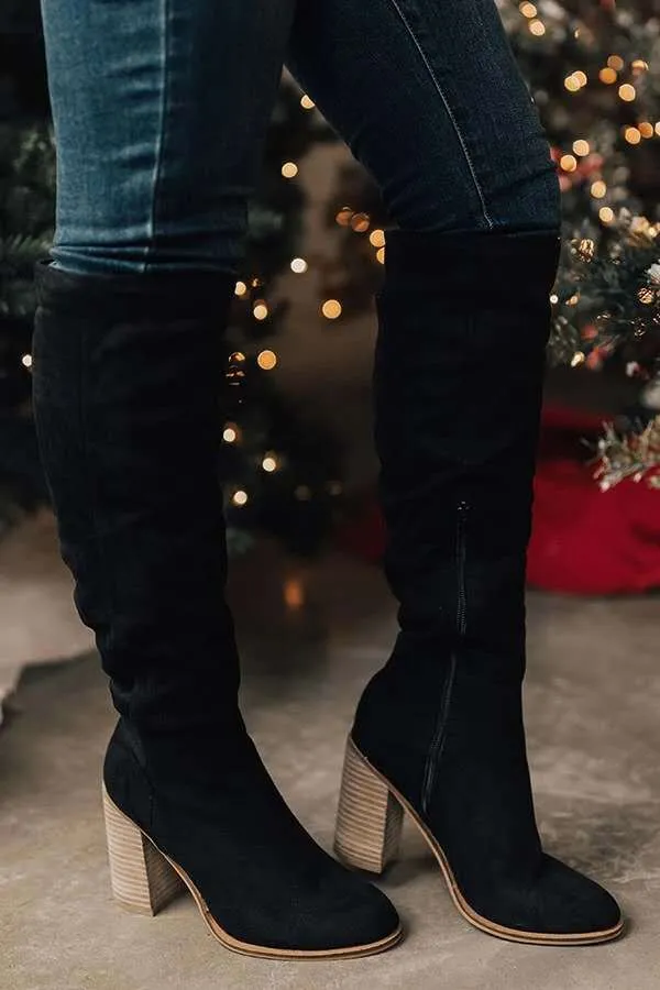 Women's Boots Autumn Long Tube Over The Knee Boots