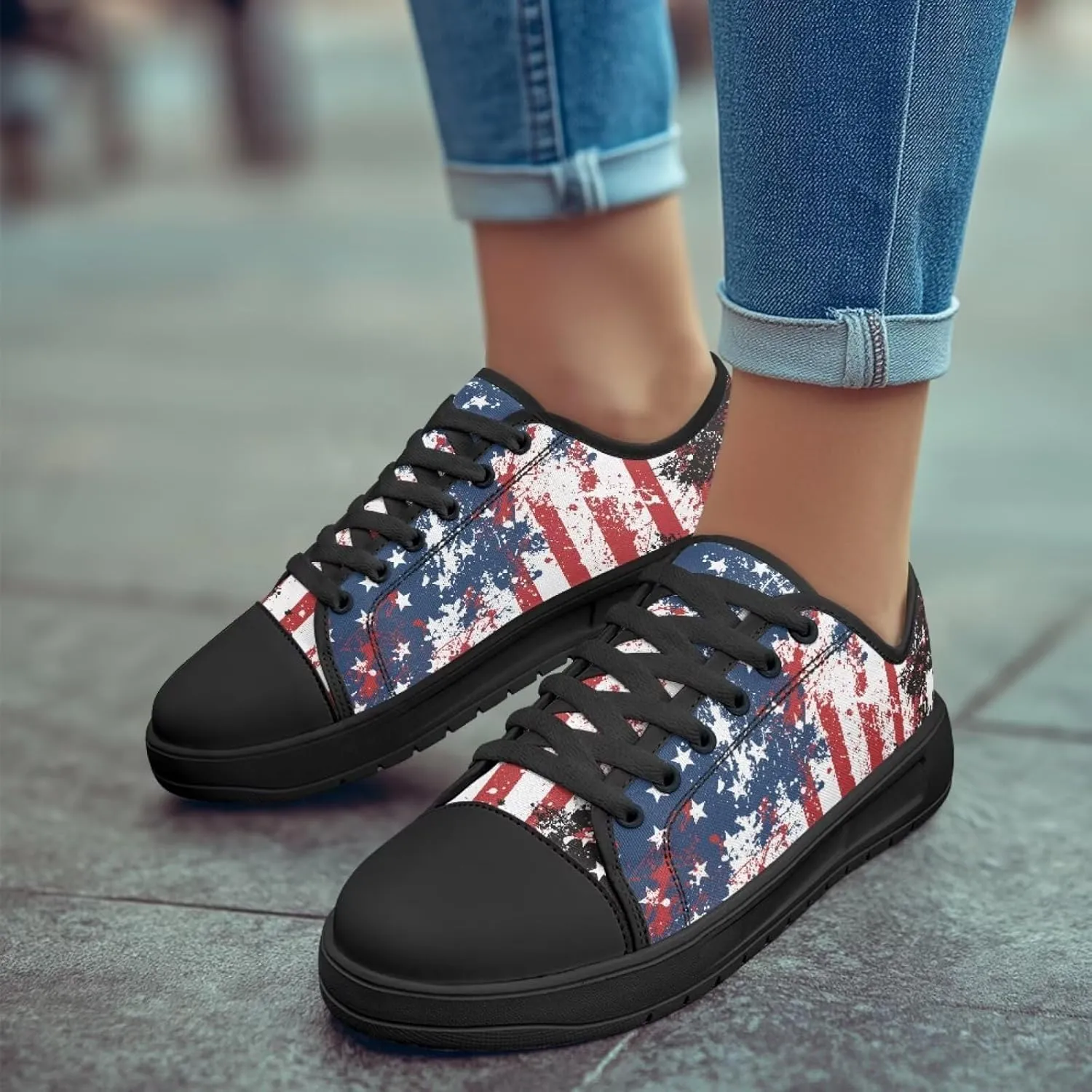 Women's Canvas Sneaker Stylish Comfortable Jogging Trendy Footwear Slip On Sneakers Casual Walking Shoes