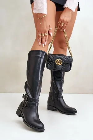 Women's classic cut knee high boots