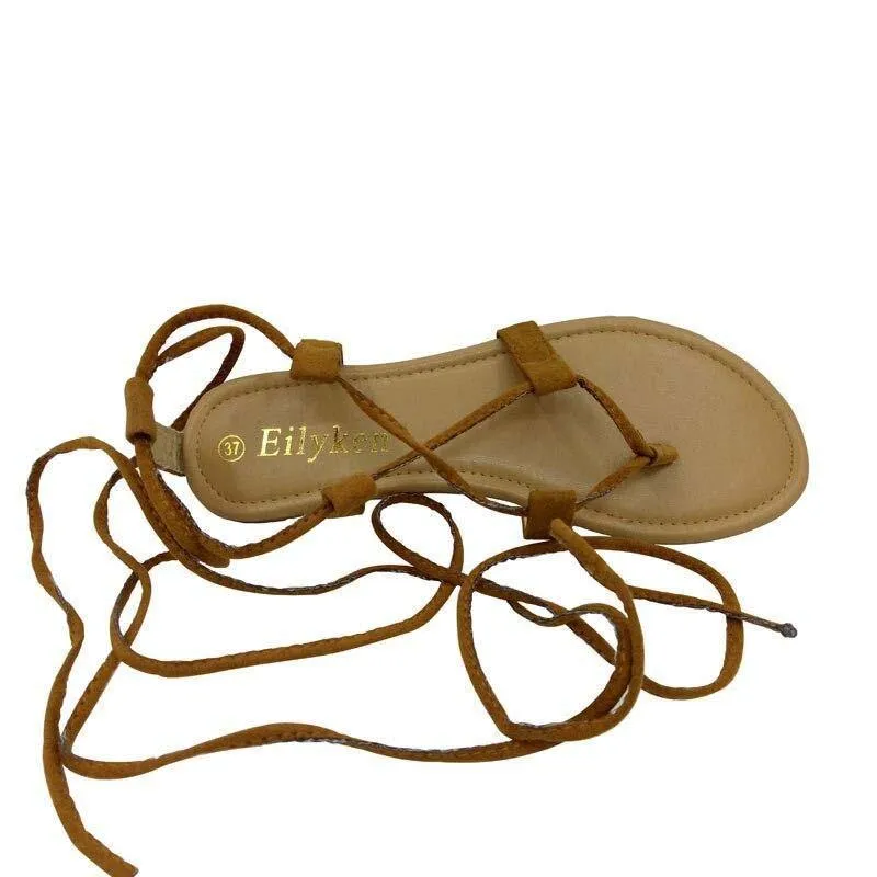 Women's Cross Strap Gladiator Sandals