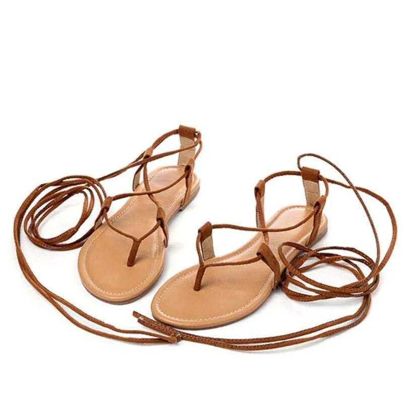Women's Cross Strap Gladiator Sandals