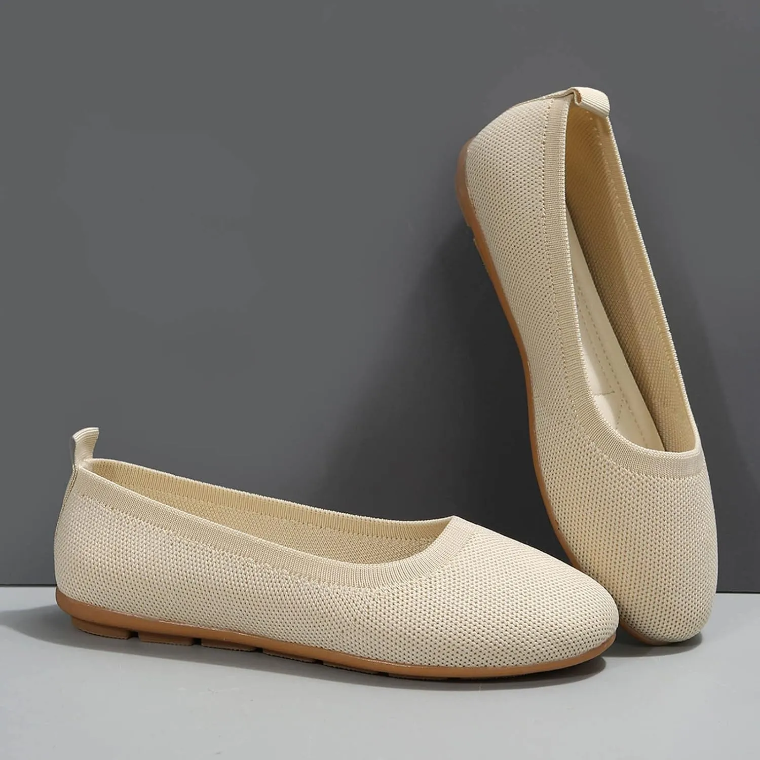 Womens Dressy Casual Walking Shoes Mesh Slip on Loafers Soft White Flats Women's Slip on Sneaker Shoe