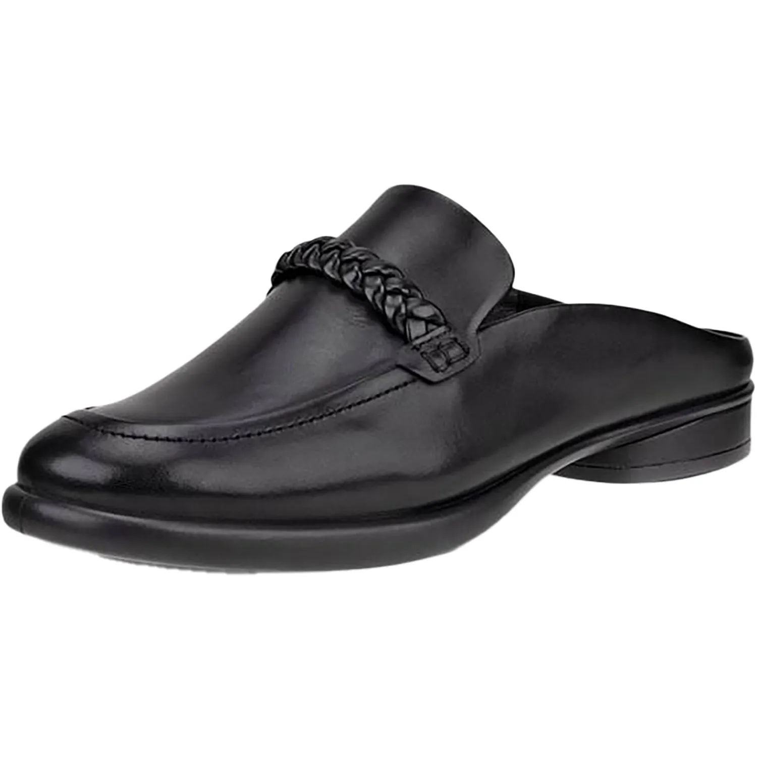 Women's Ecco Sculpted LX Braid Mule Black Leather