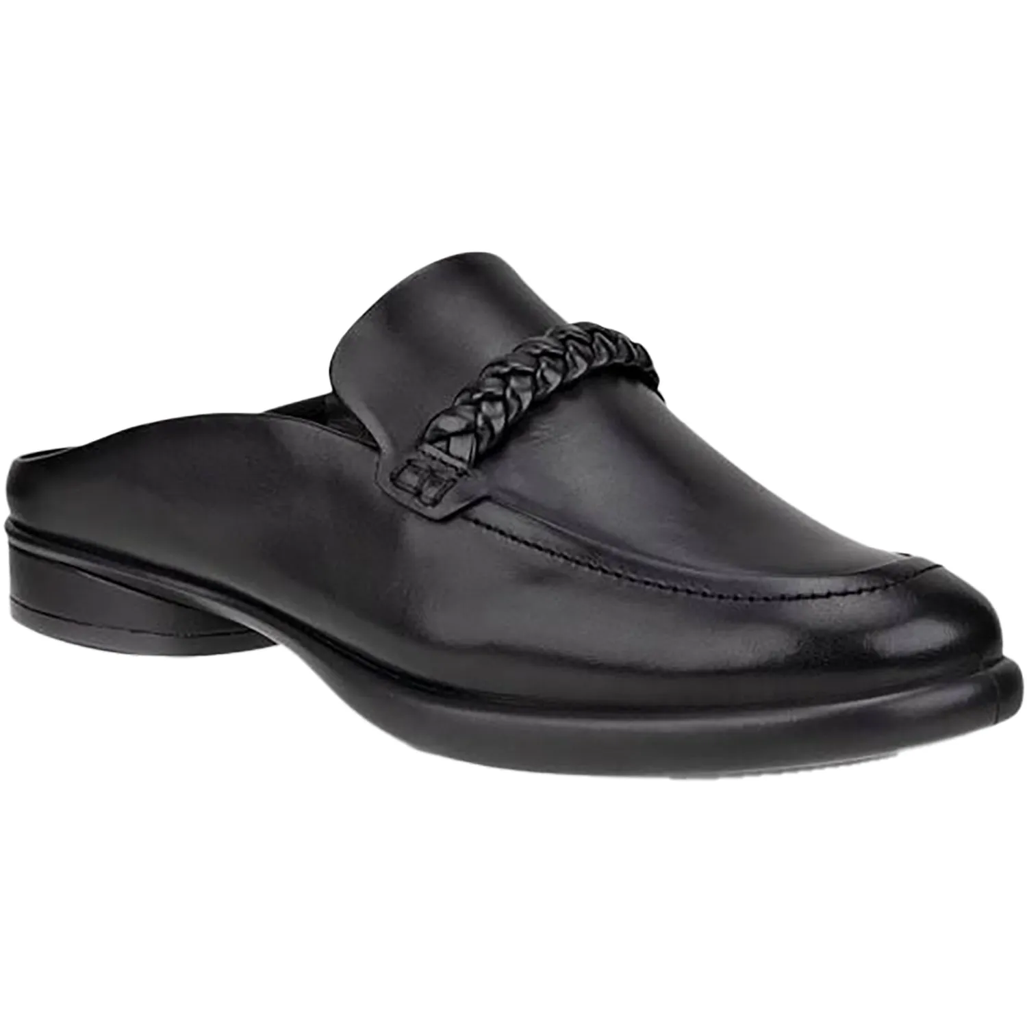 Women's Ecco Sculpted LX Braid Mule Black Leather