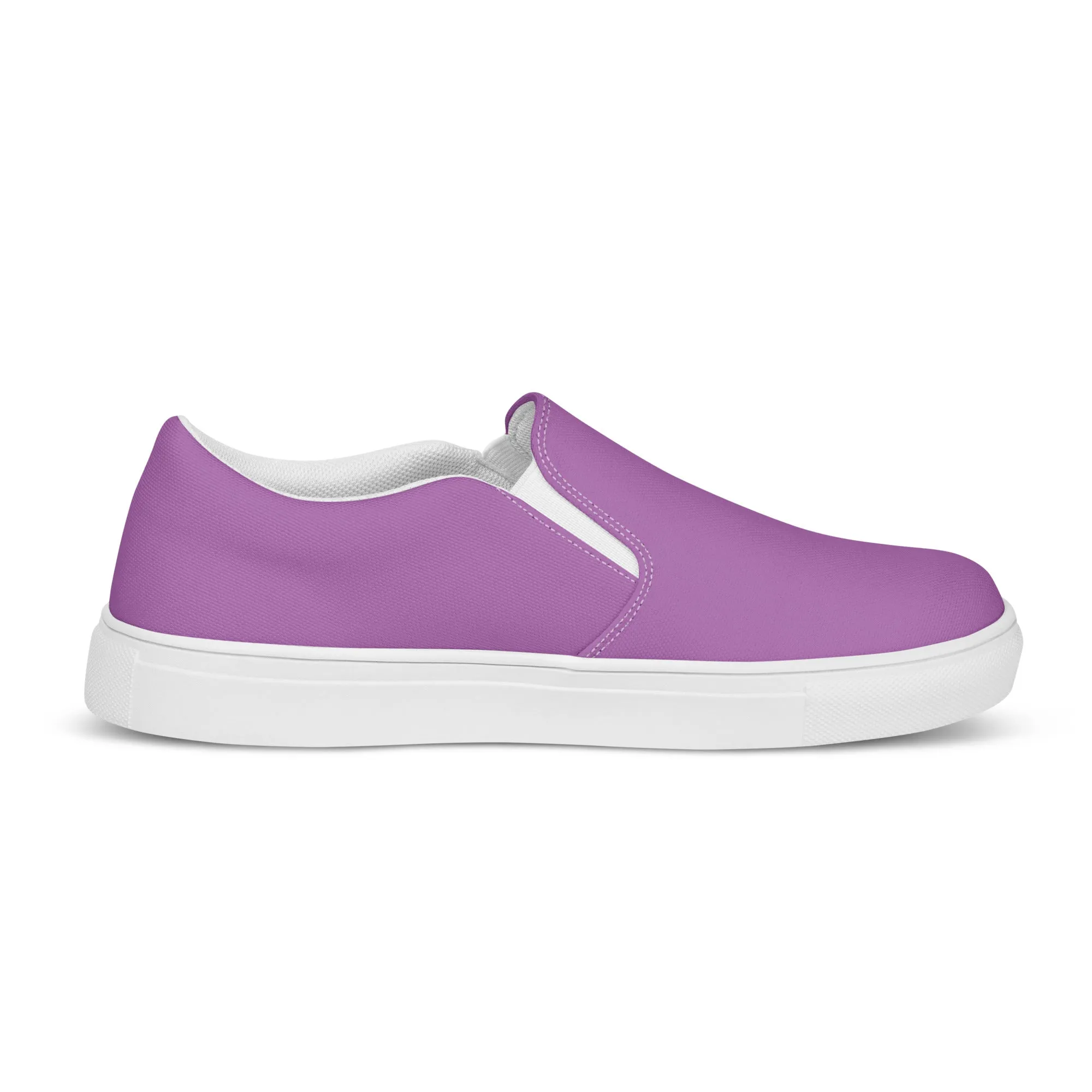 Women’s Lavender slip-on canvas shoes, summer shoes