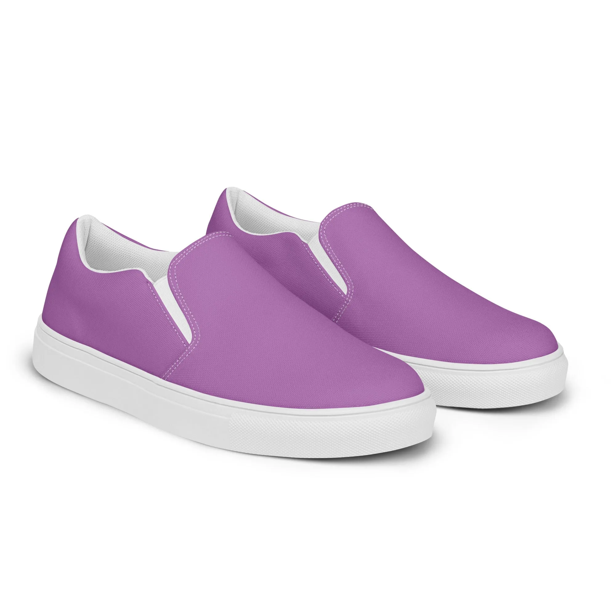 Women’s Lavender slip-on canvas shoes, summer shoes