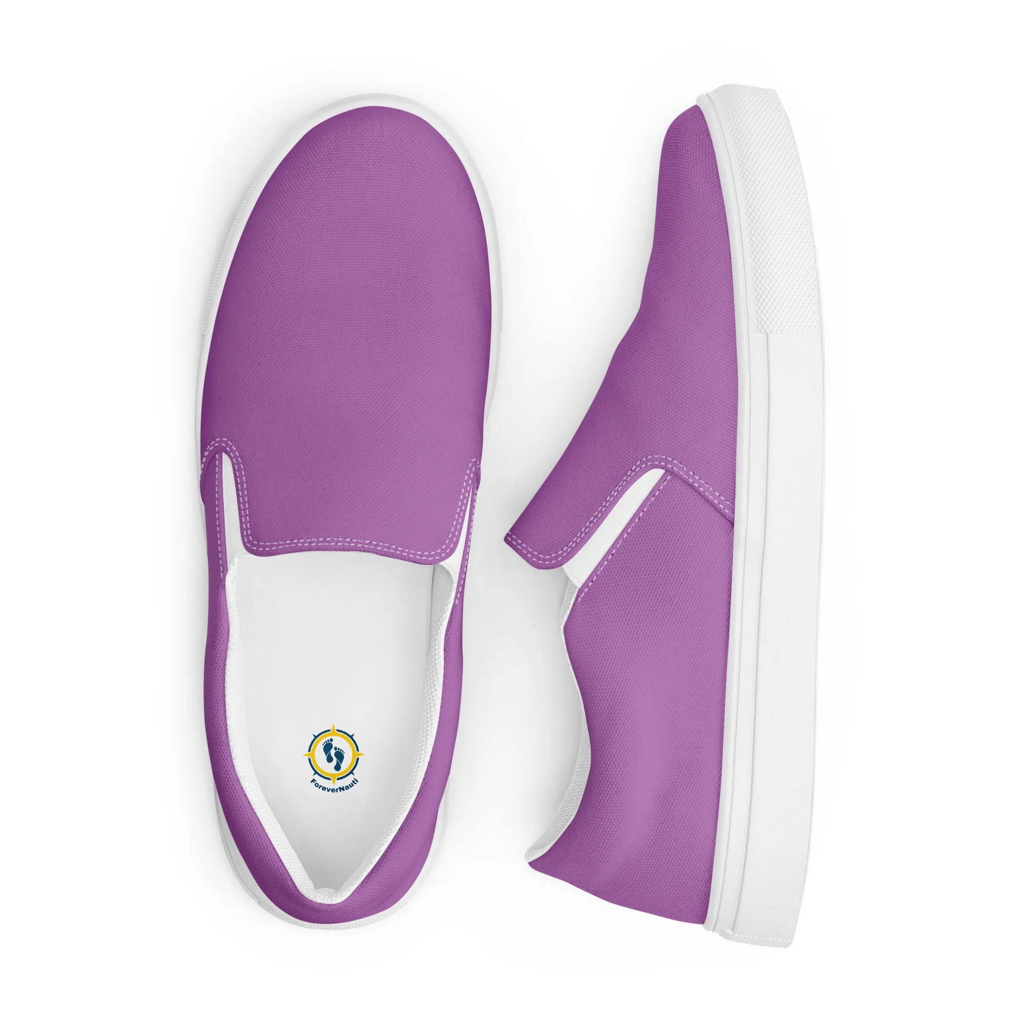 Women’s Lavender slip-on canvas shoes, summer shoes