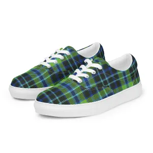 Women’s Plaid lace-up canvas shoes