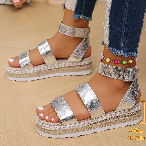 Women's Platform Fashion Beach Sandals 92801646C