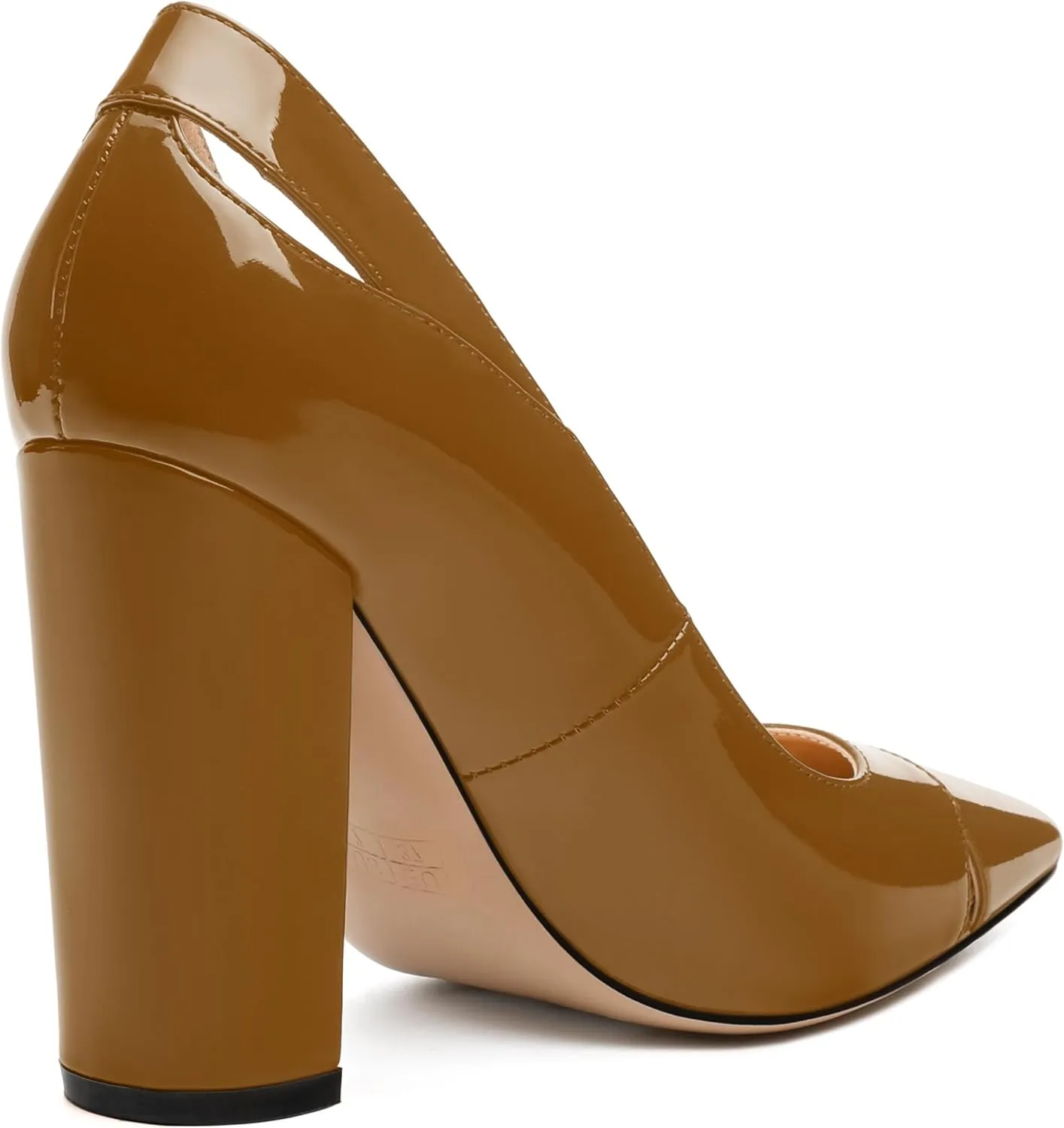 Women's Pumps, Pointed Toe High Heels Shoes for Women, Fashion Classic Pointed Toe High Chunky Heel Dress Pump Shoes