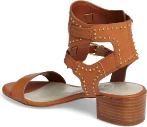 Women's Rylen Studded Leather Sandals Tan