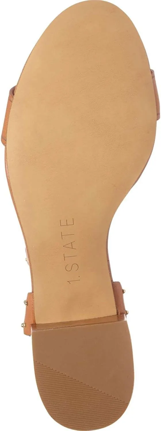 Women's Rylen Studded Leather Sandals Tan