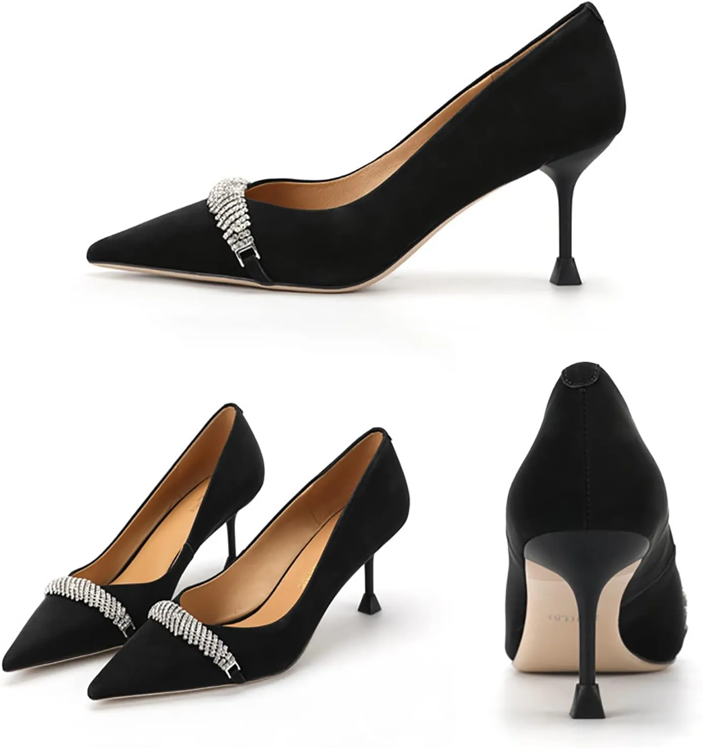 Women's Shoes Heels and Pumps Closed Pointed Toe Heels for Women Casual Sandals High Heels Pumps Ladies Party Wedding Pumps Shoes